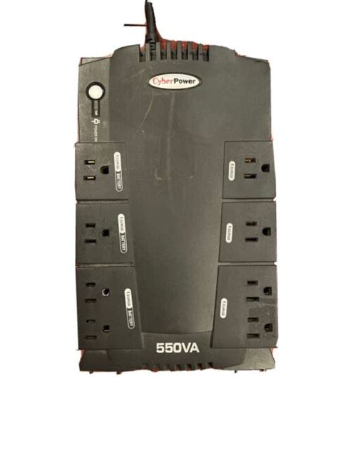 Cyberpower 550va Battery Backup Ups System 550 Va 330 Watt Surge Protector For Sale Online Ebay