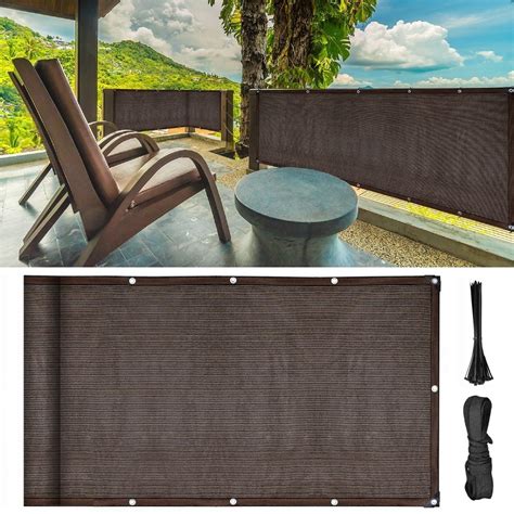 Snapklik Abrotain Fence Privacy Screen Balcony Deck Fencing Cover