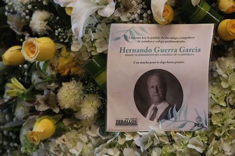 Hernando Guerra García Congreso De La República Rinde Homenaje Póstumo