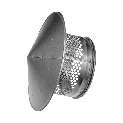 Snapklik 8 Inch Round Roof Rain Cap HVAC Vent Galvanized Steel