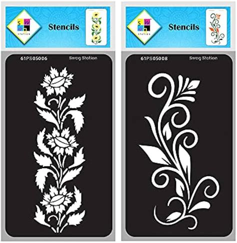 10 Free Flower Stencil Designs For Printing Craft Projects, 53% OFF