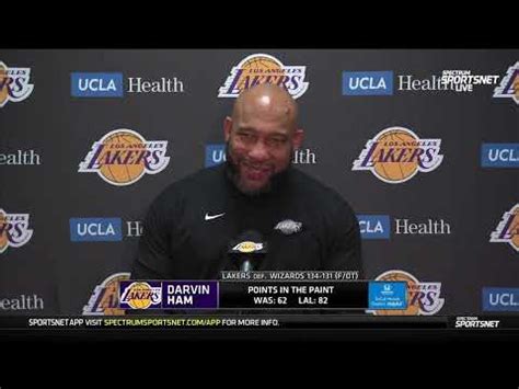 Darvin Ham Postgame Interviews Los Angeles Lakers Beat Washington