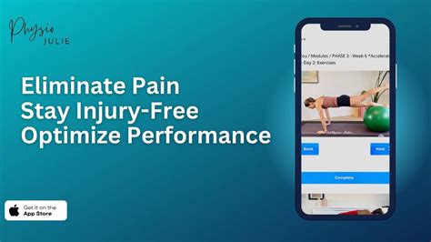 Physio Julie Eliminate Pain Stay Injury Free Optimize Performance