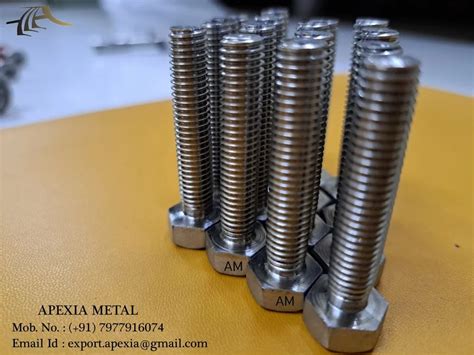 Am Monel Alloy Uns N Bolt Size At Rs