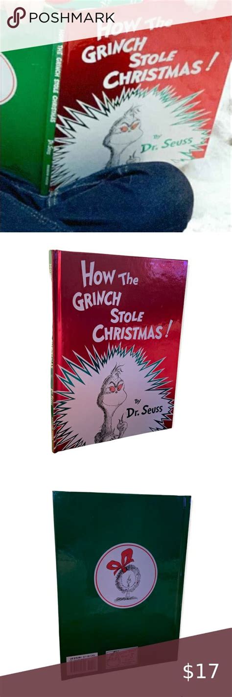 How The Grinch Stole Christmas By Dr Seuss Hardcover Book Holiday Stories Book Authors Books