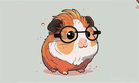 Guinea Pig Cute Clipart Graphic By Poster Boutique · Creative Fabrica