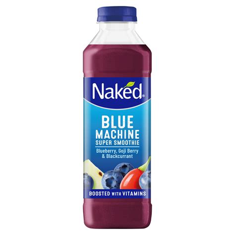 Naked Blue Machine Super Smoothie Blueberry Goji Berry Blackcurrant Ml Smoothies