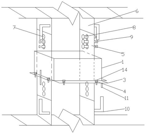 一种用于电井桥架穿楼板的预埋节的制作方法