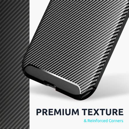 Olixar Carbon Fibre Tough Black Case For Iphone Pro