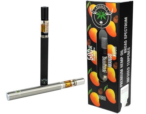 WAPORYZATOR Vape Pen gwint 510 bateria kartridż MANGO KUSH 73 CBD CBG