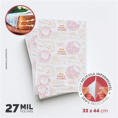 Papel Acoplado Duofresh Personalizado 2cores 33x44 27000