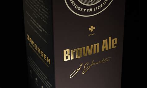 Limited Edition Gift Box For Jacobsen Brown Ale Beer On Behance