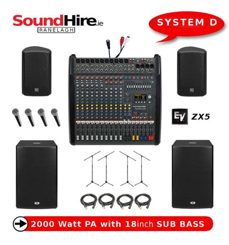 Pa Hire Sound Hire Dublin