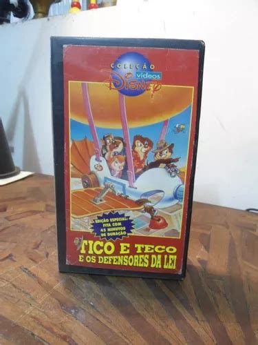 Fita Vhs coleção Disney Tico E Teco Os Defensores Da Lei MercadoLivre