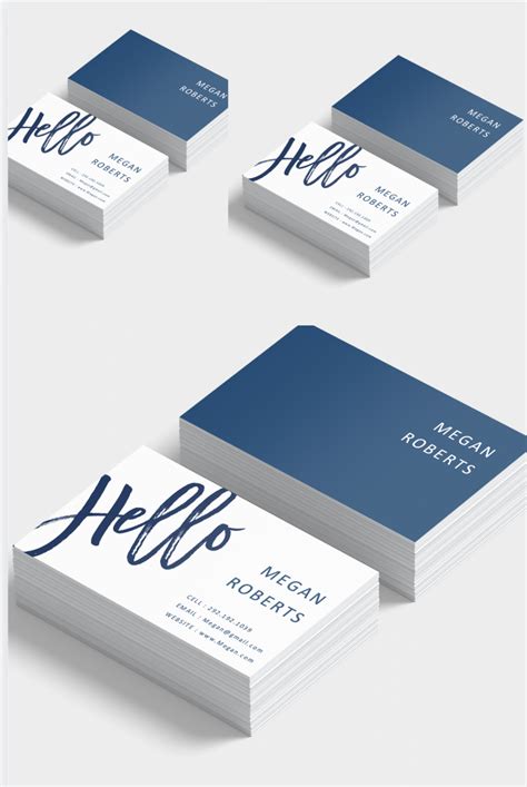 Editable Business Card Templates Diy Business Card Template Modern