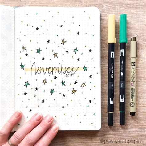 34 November Bullet Journal Ideas For Your Bujo