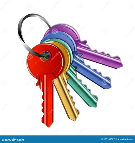 Multi Bunch Keys Stock Illustrations 8 Multi Bunch Keys Stock