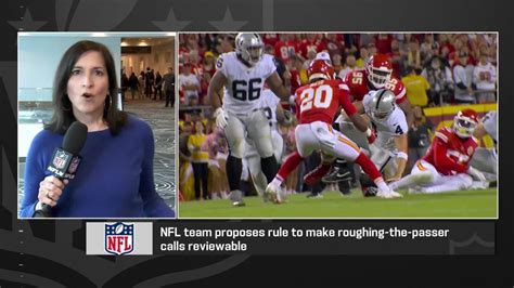 NFL Network's Judy Battista: NFL team proposes rule to make roughing-the-passer calls reviewable ...