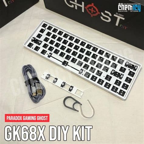 Jual Paradox Gaming GHOST DIY GK X Wired Kit RGB Hot Swap Custom Keyboard Shopee Indonesia