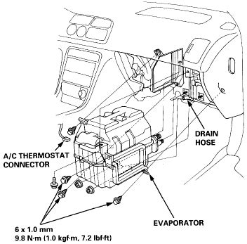 Q A Honda Accord Expansion Valve Location 97 Accord EX VTEC