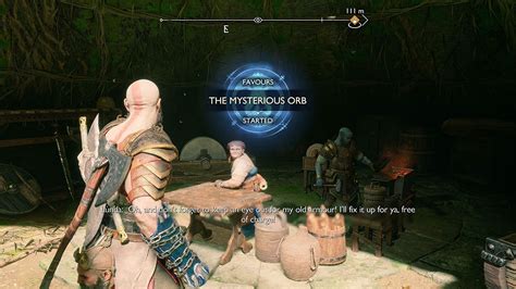 How To Complete The Mysterious Orb Vanaheim Favor In God Of War