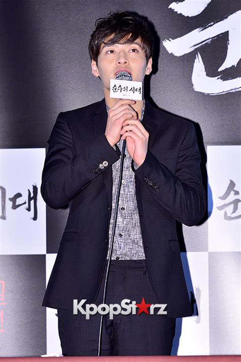 Kang Ha Neul Attends A Press Conference Of Upcoming Film Age Of