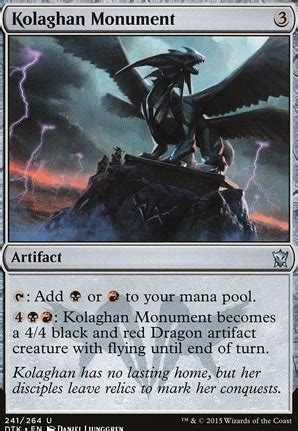 Kolaghan Monument Dragons Of Tarkir Modern Card Kingdom