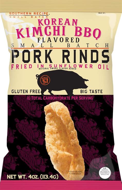 Southern Recipe Small Batch Korean Kimchi Bbq Pork Rinds