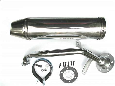 New Performance Exhaust System Muffler For Gy6 139qmb Qmb139 1p39qmb 4 Stroke 50cc 150cc