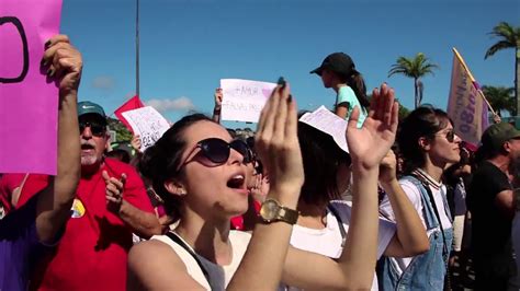 Manifestação Mulheres Contra Bolsonaro Floripa Youtube