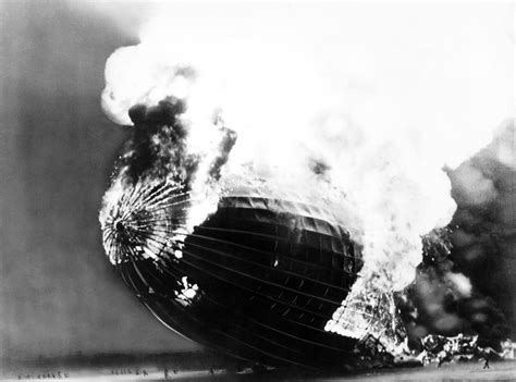 The Hindenburg Disaster. People Run by Everett