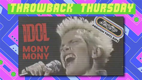 Billy Idol Mony Mony Vinyl Rip Us Throwback Thusday Youtube