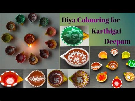 Easy Ways To Decorate Colour Paint Plain Clay Diya At Home Diy Diya