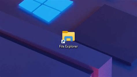 How to Create File Explorer Desktop Shortcut in Windows 10