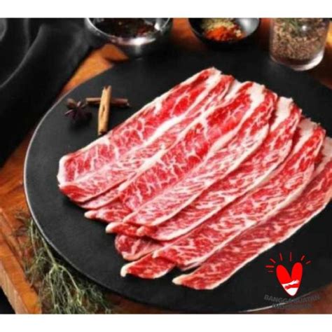 Jual Usa Karubi Boneless Short Ribs Choice Beef Bbq Beef 1 Kg Di