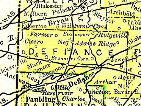 Pin By Pam Hoeffel On Maps Defiance Ohio Defiance Cicero