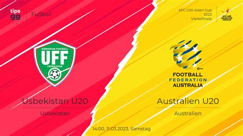 Usbekistan U20 Gegen Australien U20 Am 11 03 2023 Bei Der AFC U20 Asien