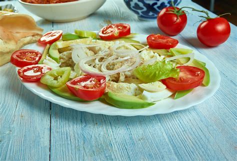 Serenata De Bacalao Traditional Salad From Puerto Rico United States