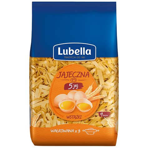 LUBELLA Makaron 5 Jajeczny Wstążki 400g Pakomarket