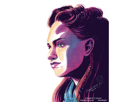 Dribbble Aloy Watercolour1 By Birgitte M R Johnsen