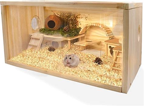 Rubor Wooden Hamster Cage Mice And Rat Habitat Small Animal Habitat For