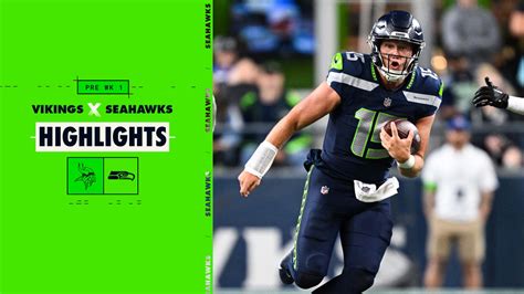 Preseason Week Seahawks Vs Vikings Holton Ahlers Runs For