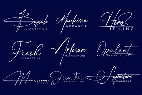 Design signature, handwritten, cursive, scripted logo by Shadidmahmud ...