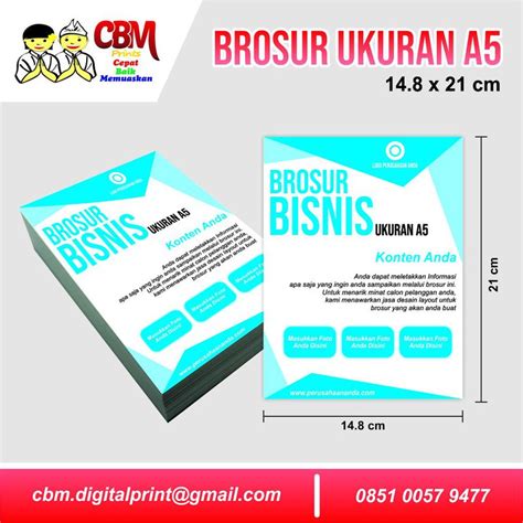 Ukuran Brosur A5 – Amat