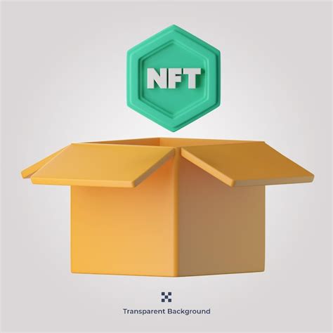 Premium Psd Nft Box D Icon Illustration