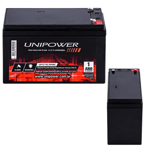 Bateria Selada Para Nobreak 12v 7Ah F187 UP12 Ala Ot Unipower