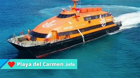 Precios Y Horarios Ferry Playa Del Carmen A Cozumel Winjet 2024