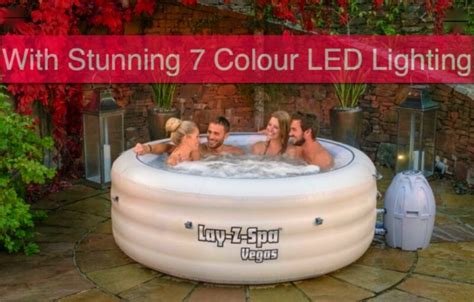Lay Z Spa Vegas Hot Tub Jacuzzi 6 Person Like Miami Paris Cancun Led Lights Lazy For Sale From