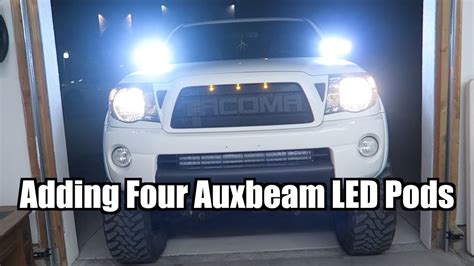 Installing 4 Auxbeam LED Pods YouTube