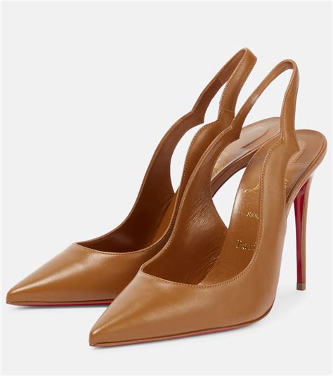 Christian Louboutin Nudes Hot Chick Leather Pumps Christian Louboutin